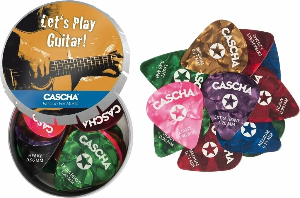 Cascha HH 2293 Guitar Picks Box Set Mixed Gauges