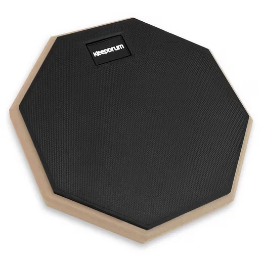 KEEPDRUM DP-BK8 Drum Practice Pad 8 Zoll schwarz Übungspad