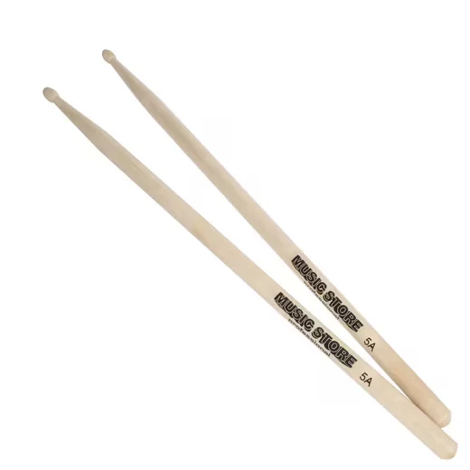 FAME StickBag Drumstick Tasche mit 5 Hickory 5A Wood Tip Sticks