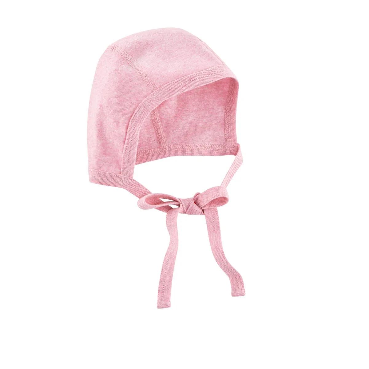 Erstlingsmütze „HIXI“ – Rose Melange von LIVING CRAFTS