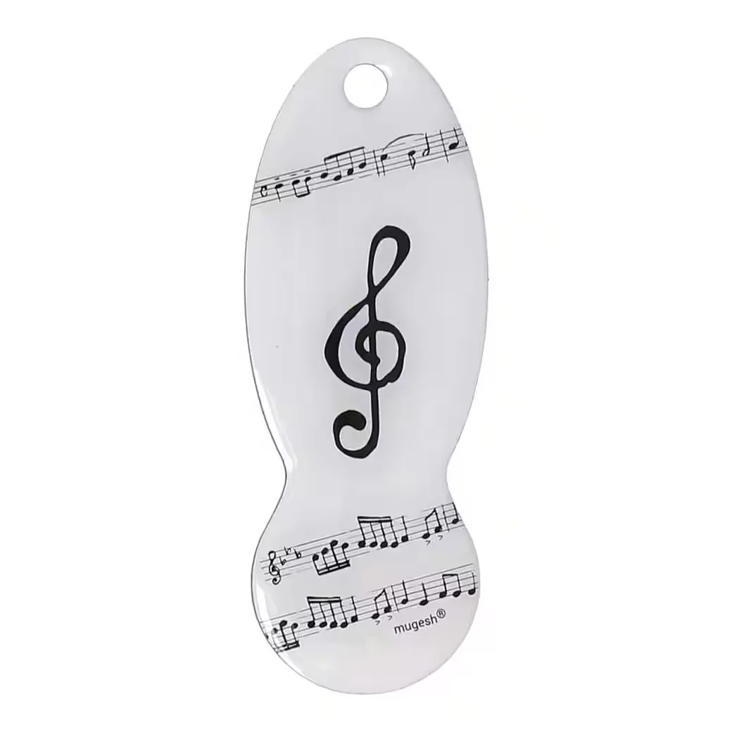 MUGESH Einkaufswagenlöser Schlüsselanhänger Notenschlüssel Musiker