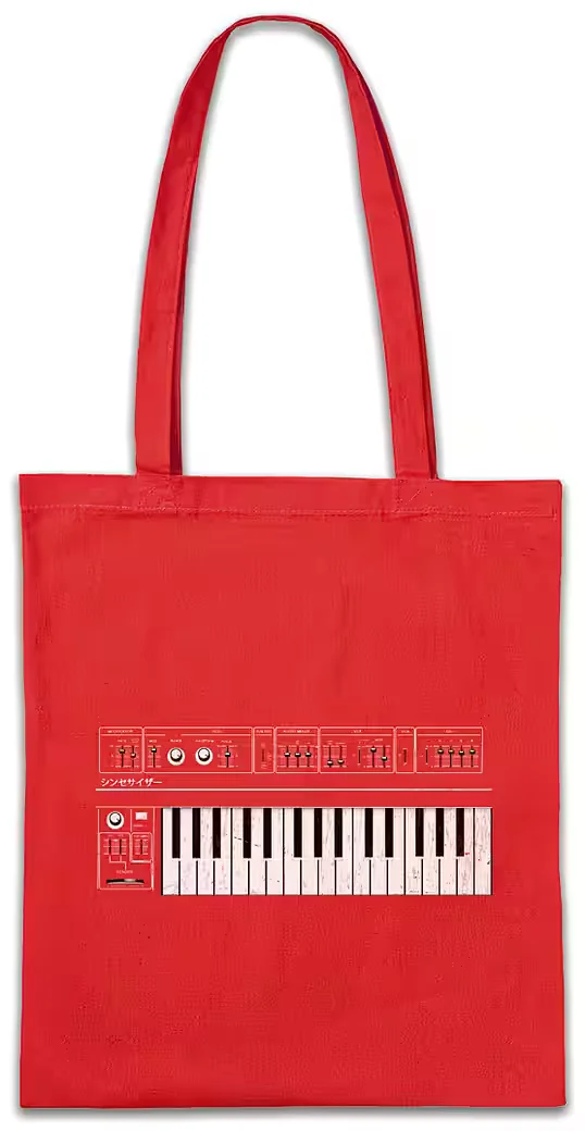 URBAN BACKWOODS Beuteltasche Synthesizer GUI Electro Techno DJ 80s