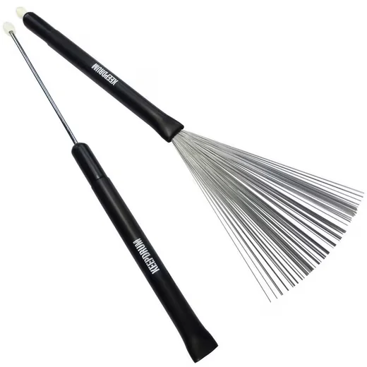 KEEPDRUM Jazzbesen SV506 ausziehbar dual nutzbar Schlagzeugbesen