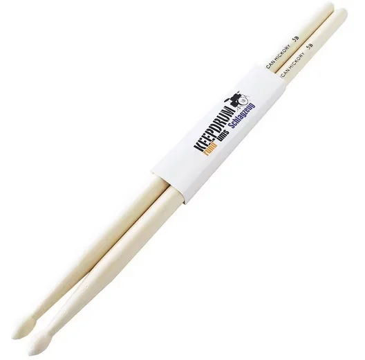 KEEPDRUM Drumsticks 5B Hickory Holz 1 Paar
