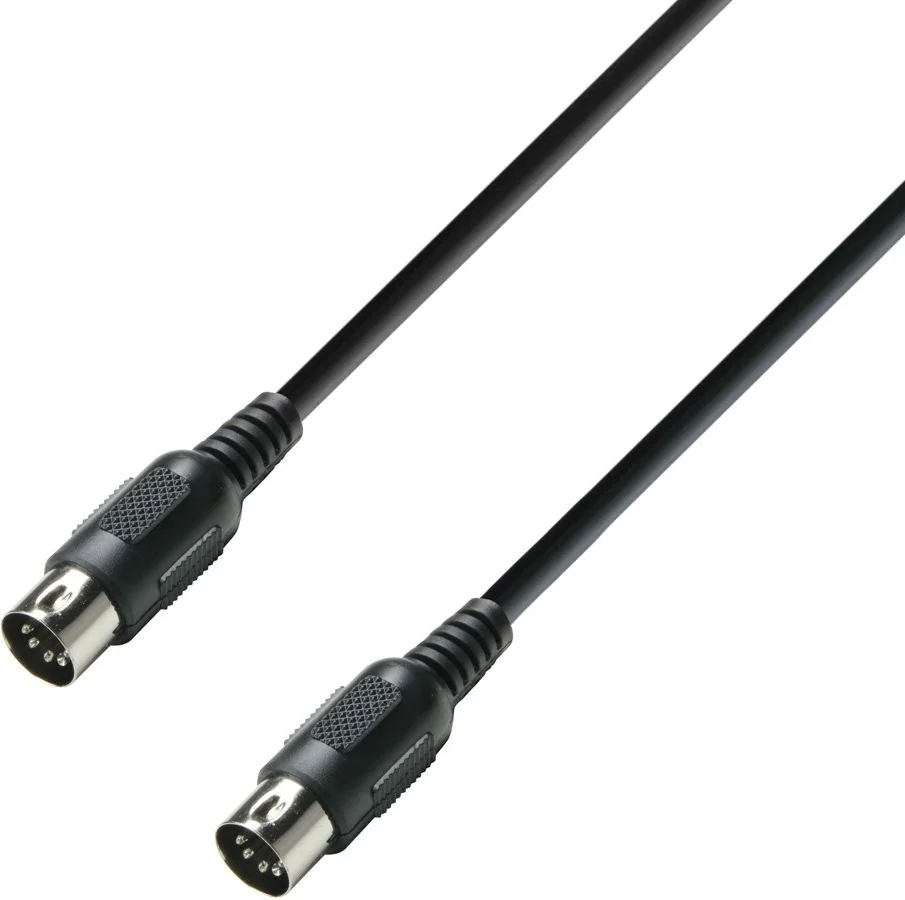Adam Hall MIDI-Kabel 0,75 m schwarz
