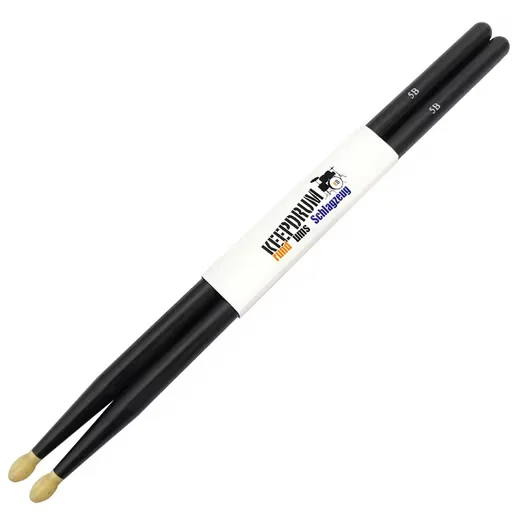 KEEPDRUM DP-GY8 Übungspad 8 Zoll Grau mit Sticks 5BB Schlagzeug