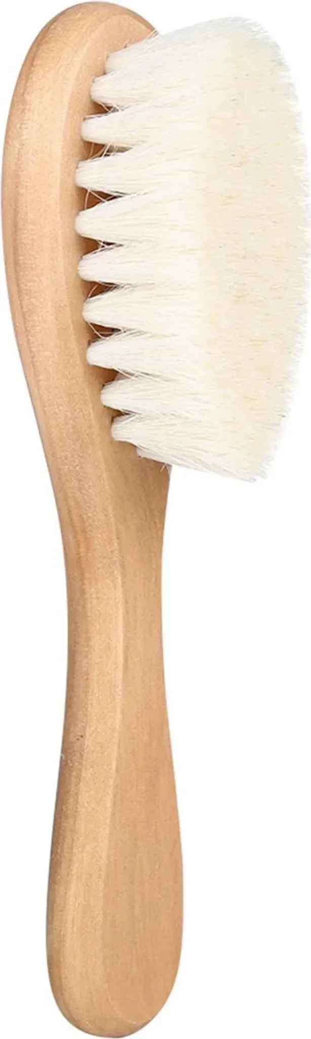 Babyhaarbürste mit Ziegenhaar – Weich & natürlich mit Holzgriff