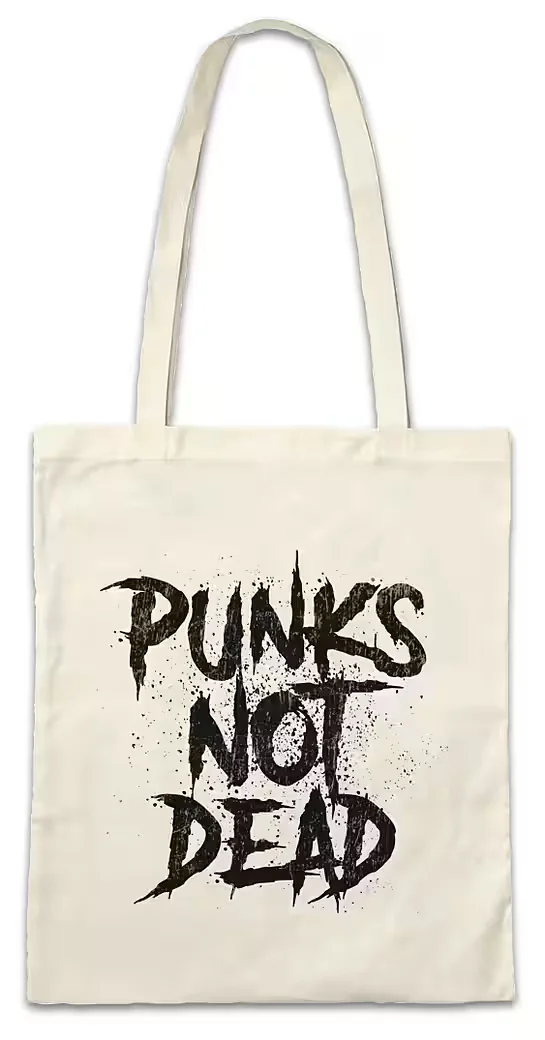 URBAN BACKWOODS Stoffbeutel Punks Not Dead Punk Rock Sex Pistols