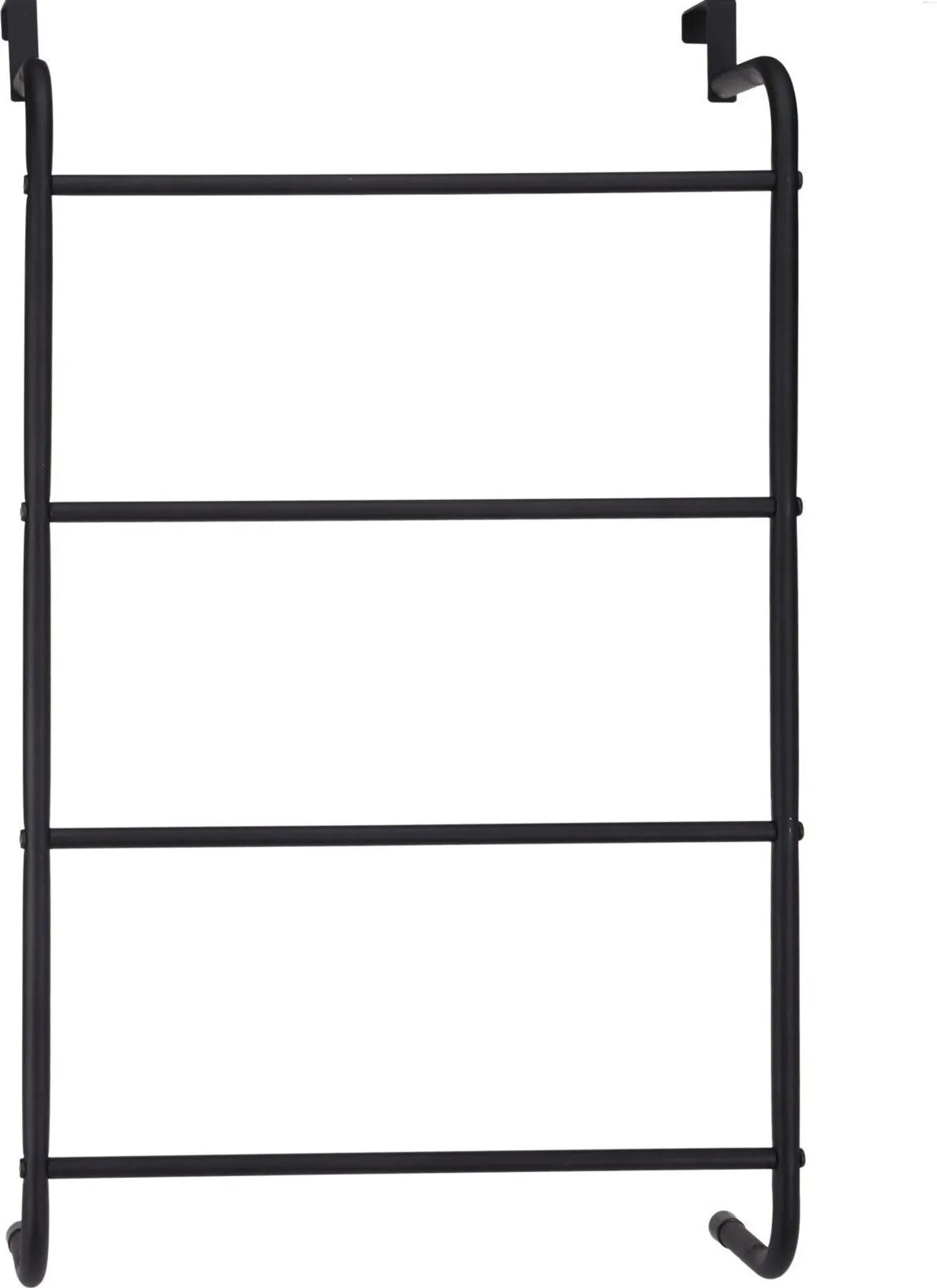 Tür-Handtuchhalter aus Metall 44 × 73 cm – Schwarz, Industrie-Look