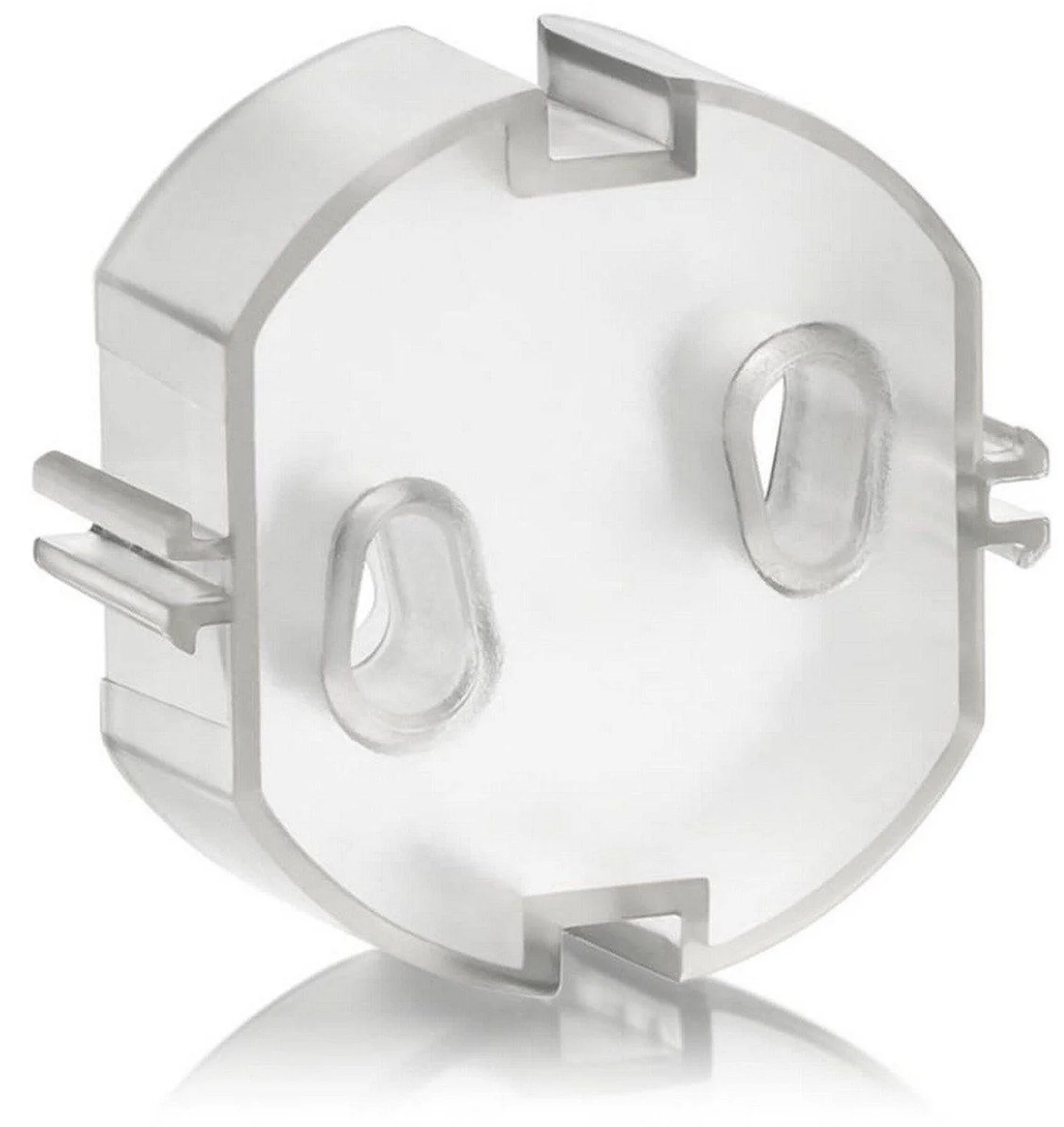 REER Kindersicherung Steckdosenkappen – Transparent, 5 Stück