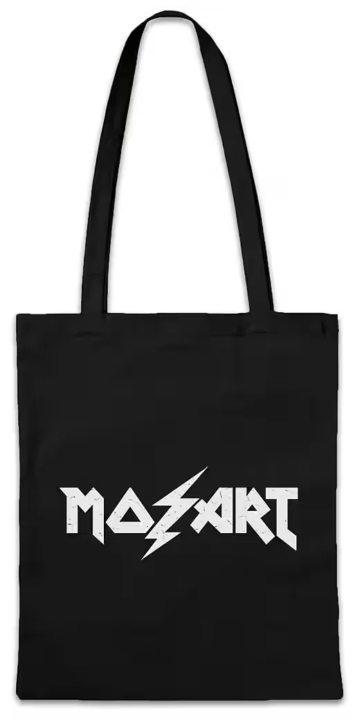 URBAN BACKWOODS Mozart A Stofftasche Schwarz Heavy Metal Klassik