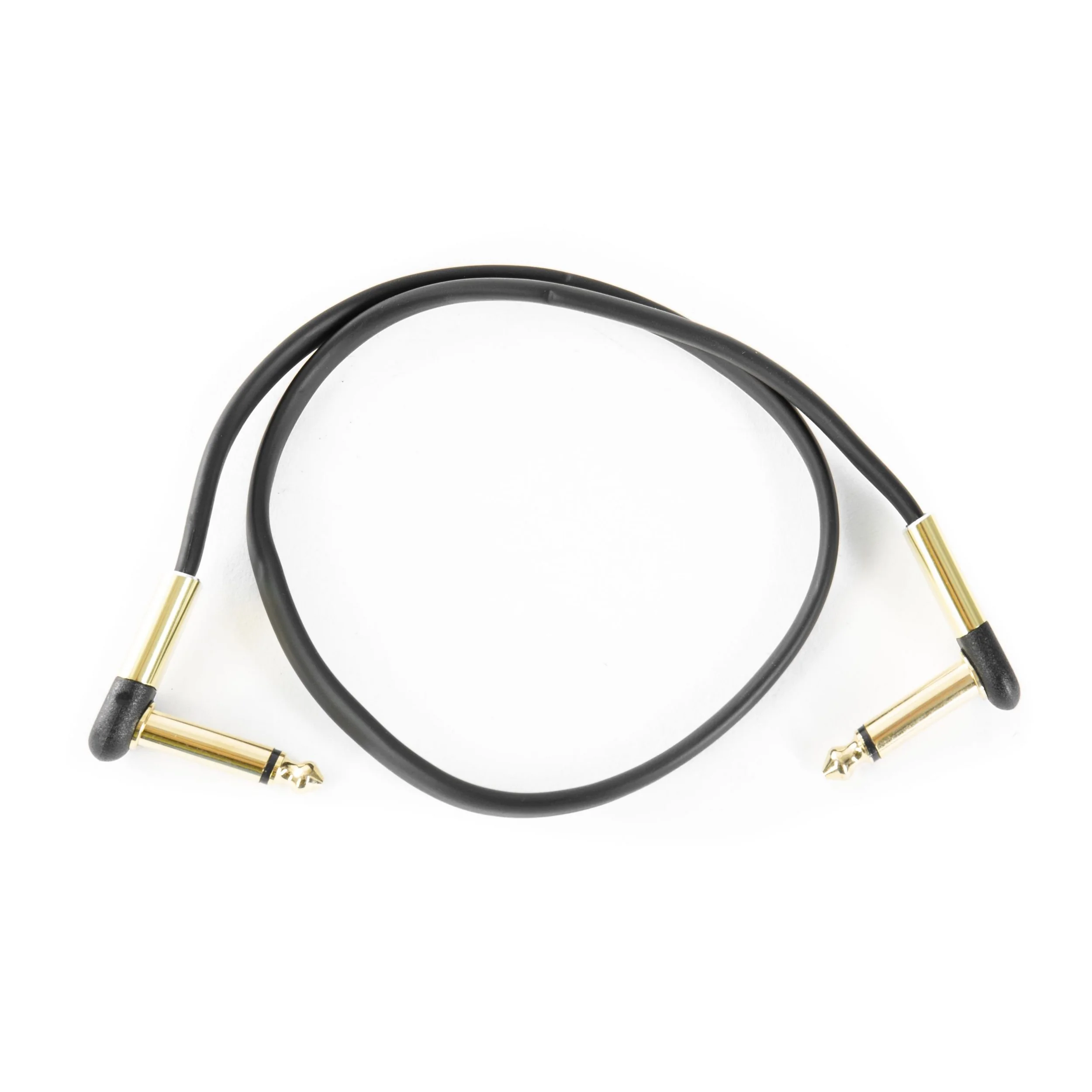 FAME Flat Audio Patchkabel 45 cm, vergoldete Steckerkontakte