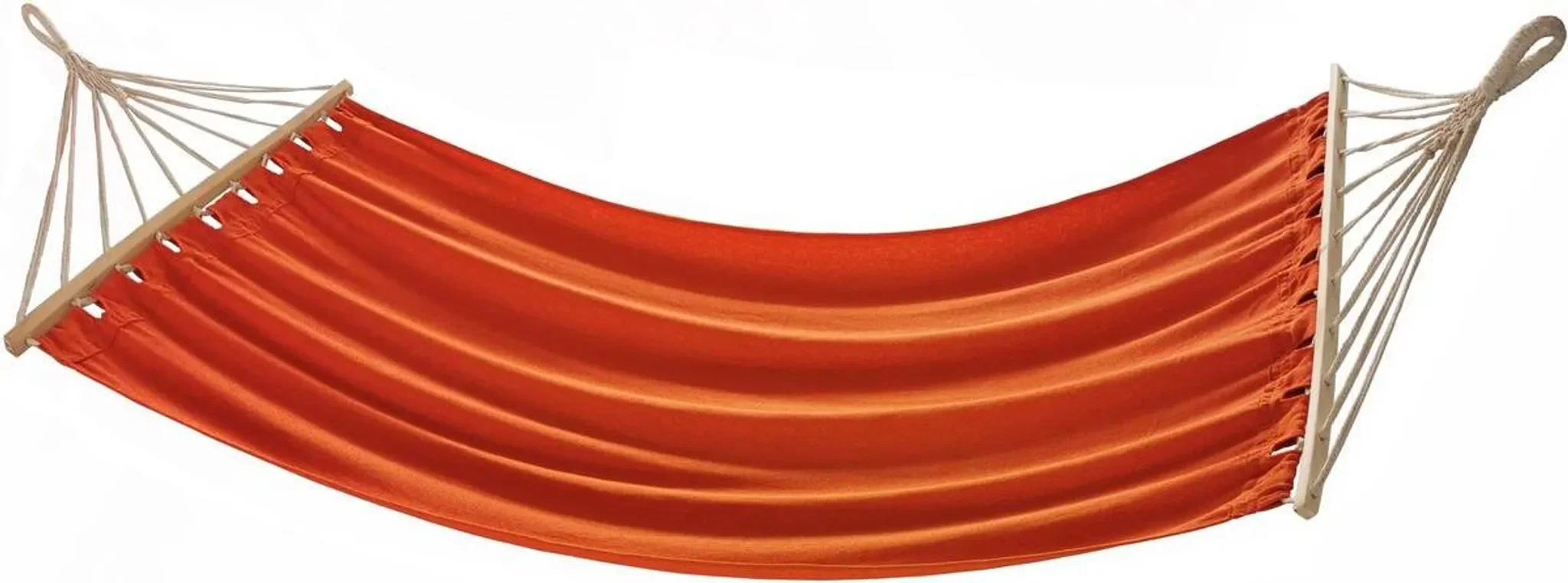 Garten-Hängematte mit Spreizstab – 200 × 100 cm, Orange