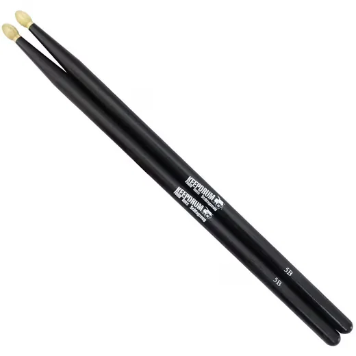 KEEPDRUM Drumsticks 5BB Black Hickory 1 Paar