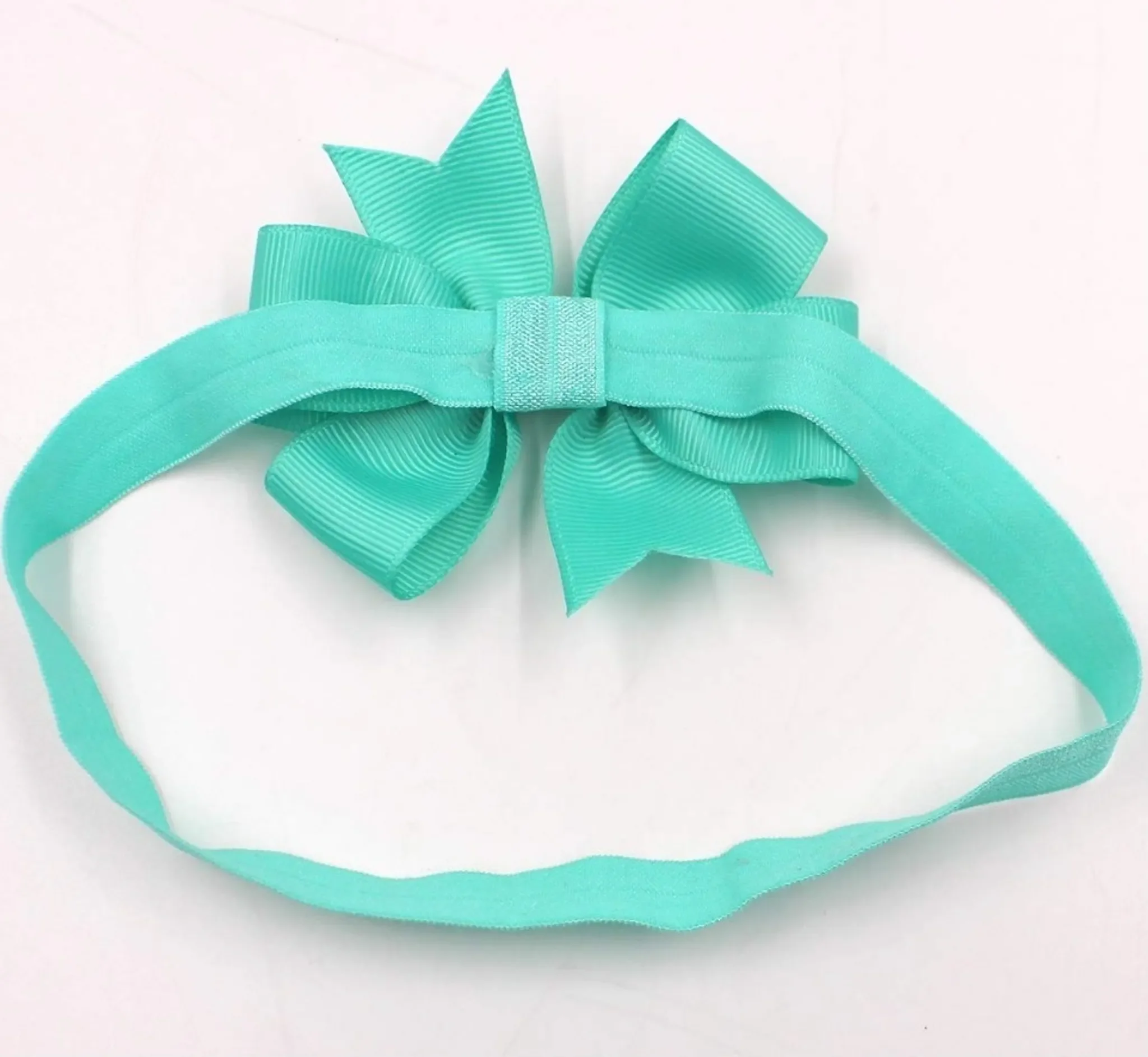 Kinder-Stirnband – Grün, elastisch & weich