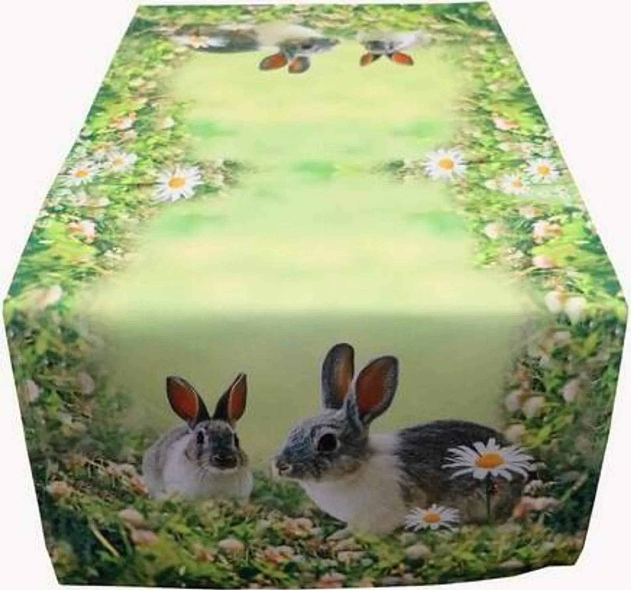 Tischläufer Ostern 40 × 90 cm – Hasenmotiv