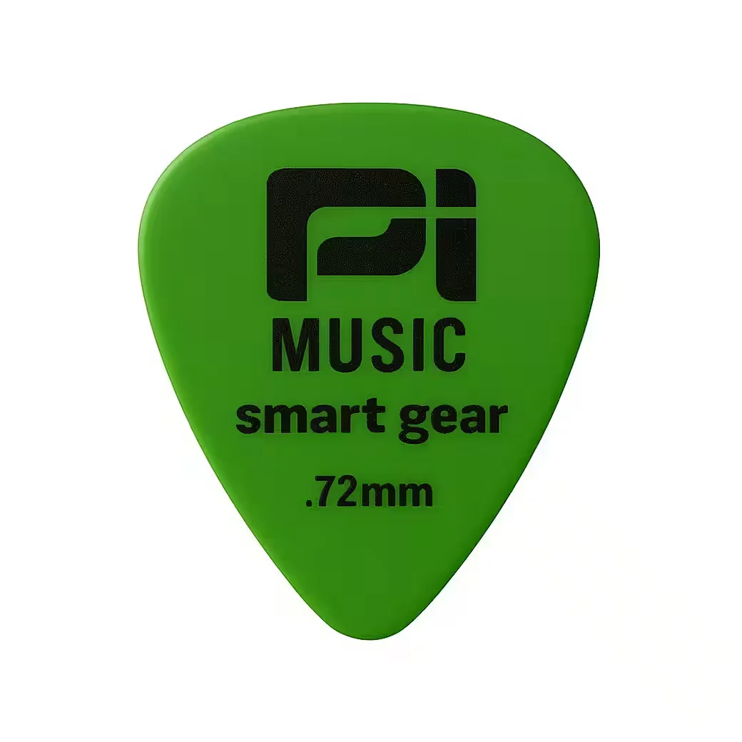 PI-MUSIC Gitarrenplektrum 0,72 mm Medium Grün