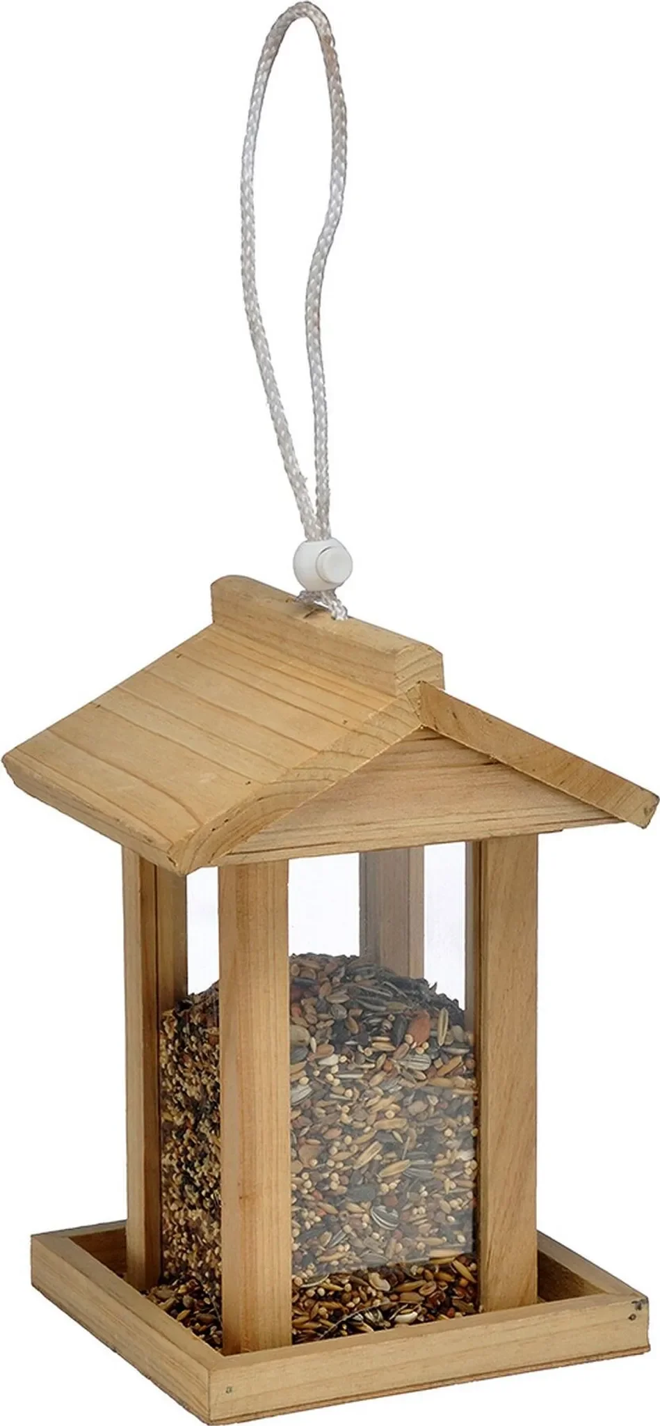 HI 57244 Vogelfutterhaus aus Holz zum Aufhängen