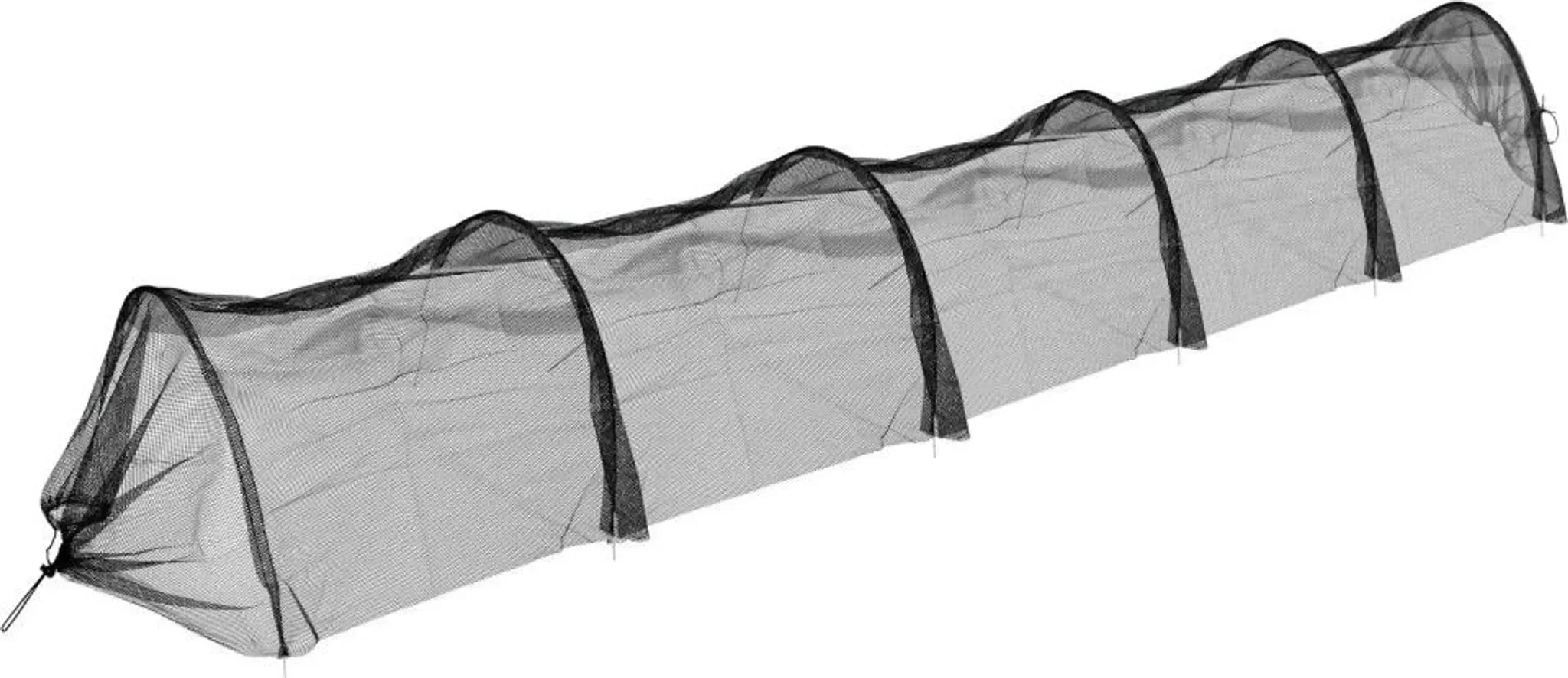 nabbi Schutztunnel Moreto Typ 1 – 300 × 45 cm, Schwarz