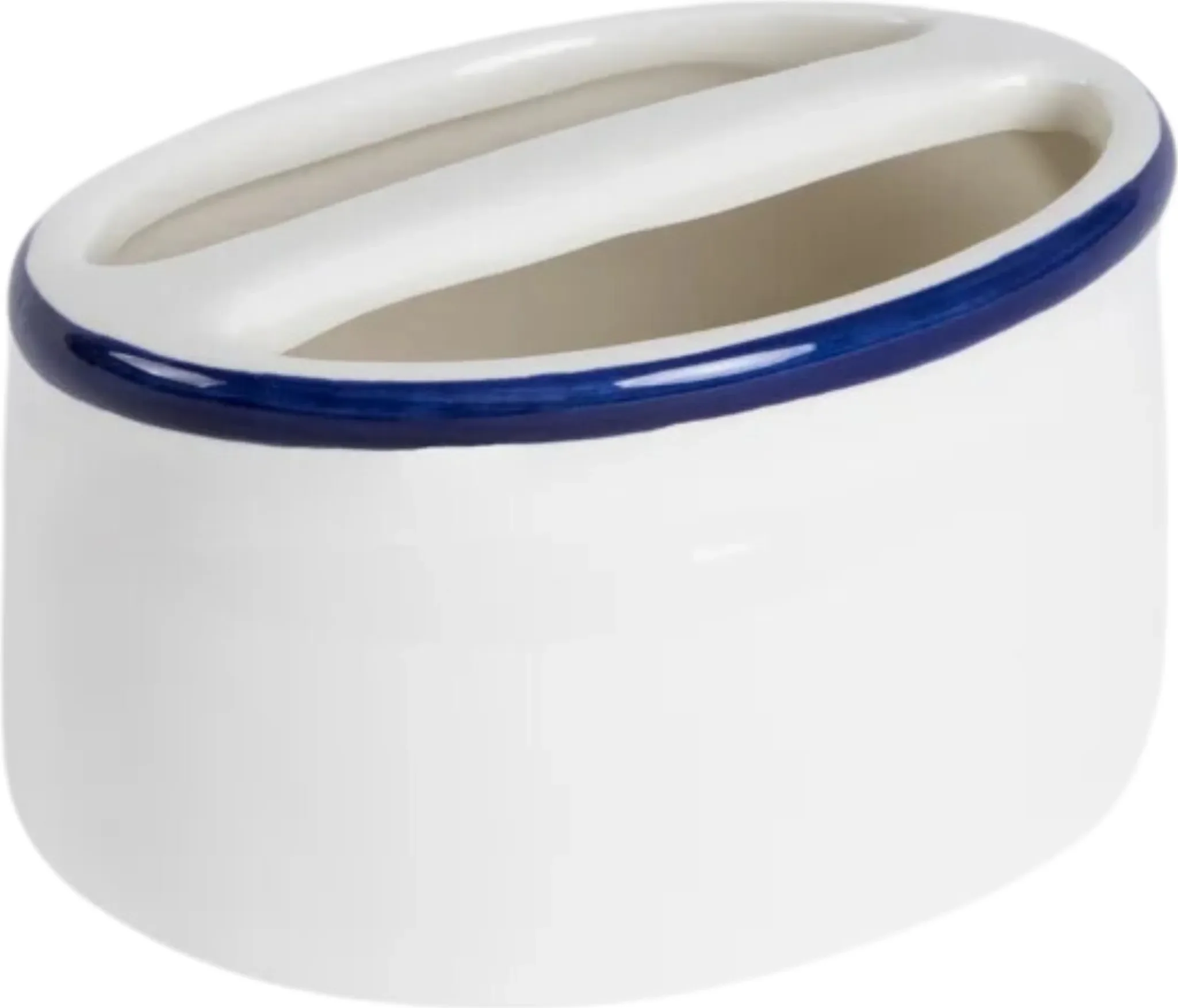 Aufbewahrungsbehälter MODERN HAMPTONS – Weiß, 13,5 × 7,5 cm