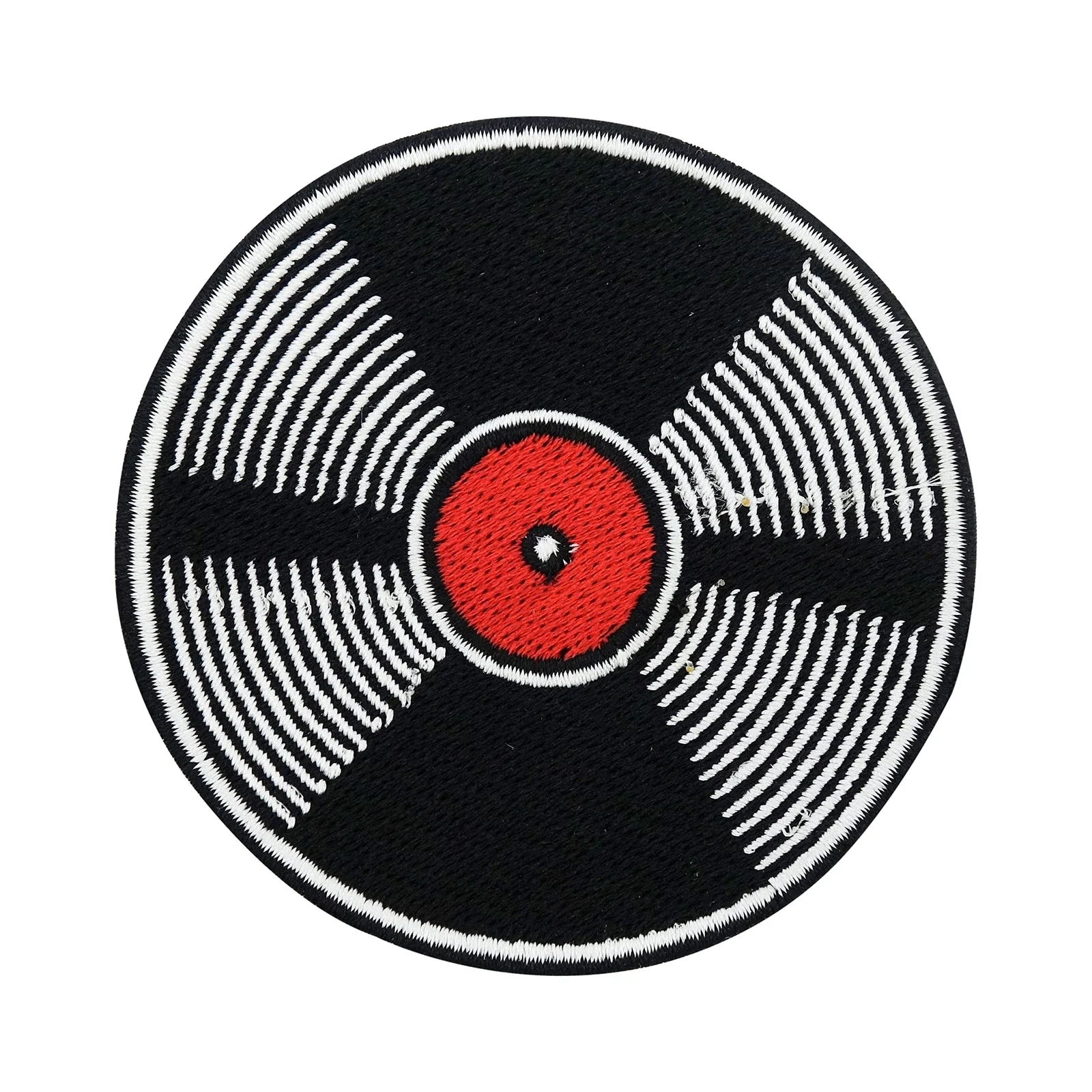Retro Vintage Schallplatte Aufnäher Rock Vinyl Patch zum Aufbügeln DIY