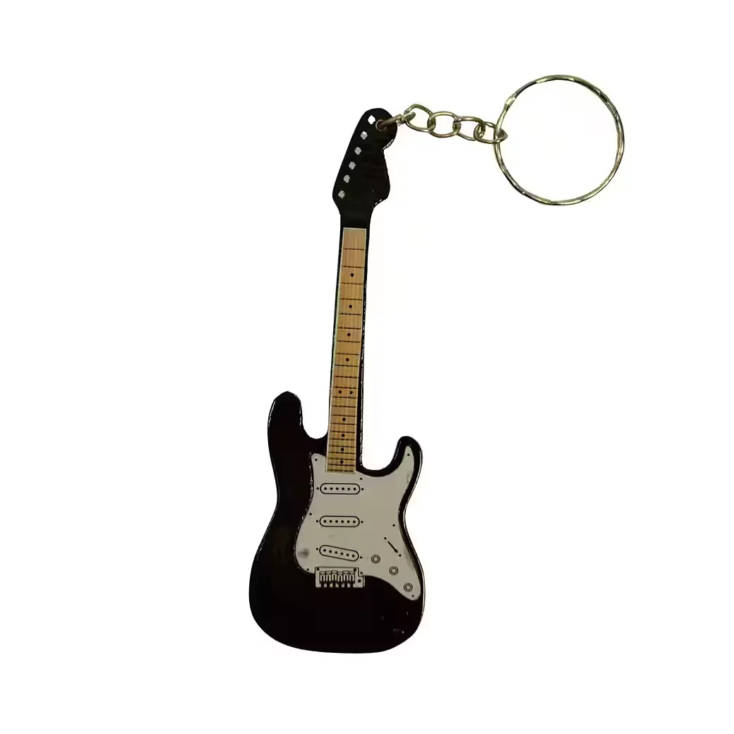 FTWDESIGN Schlüsselanhänger E-Gitarre schwarz